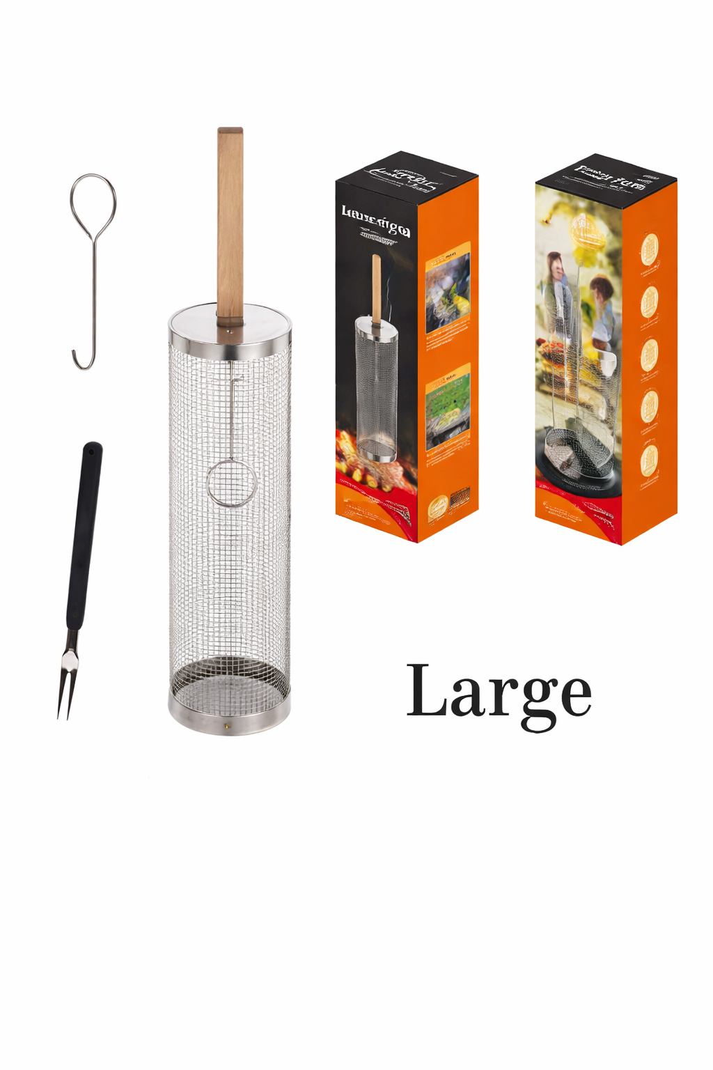 RollGrill™ Rotating BBQ Basket